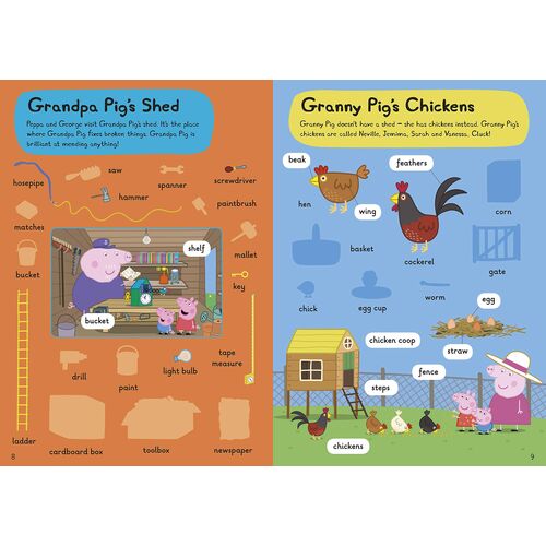 Peppa Pig: 1000 First Words Sticker Book