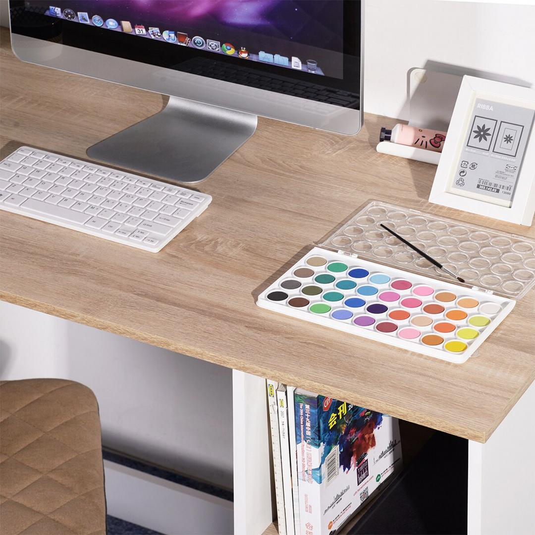 Bàn vi tính nhỏ bằng gỗ công nghiệp SMLIFE Deepak