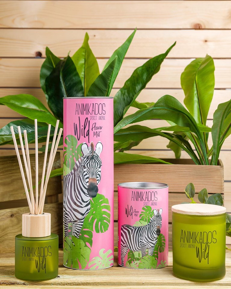 Nến thơm tinh dầu Ambientair Zebra mùi Flower Mist