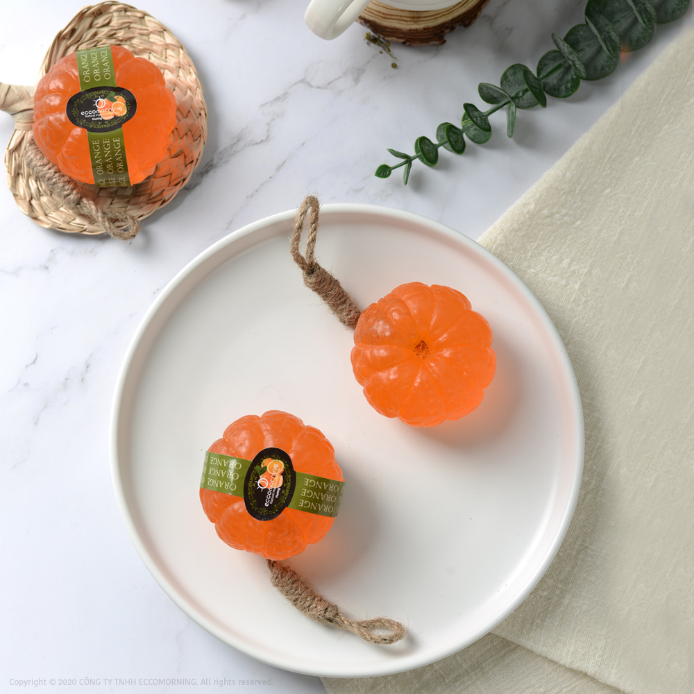 Xà Bông Thiên Nhiên Handmade eccomorning Hình Quả Cam - Orange Soap