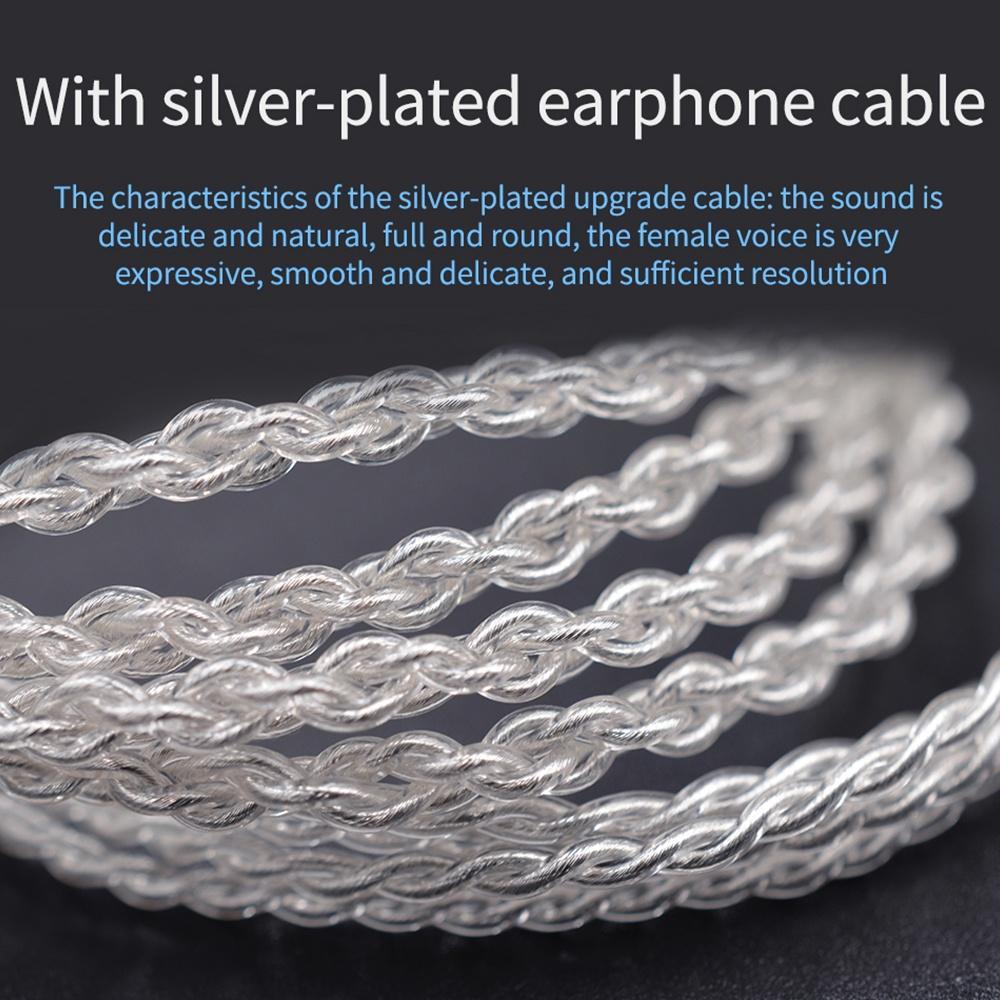 Tai Nghe Nhét Tai FAAEAL CCA CSN 1BA + 1DD Chống Ồn Chuyên Dụng Chơi Game Điện Thoại / MP3