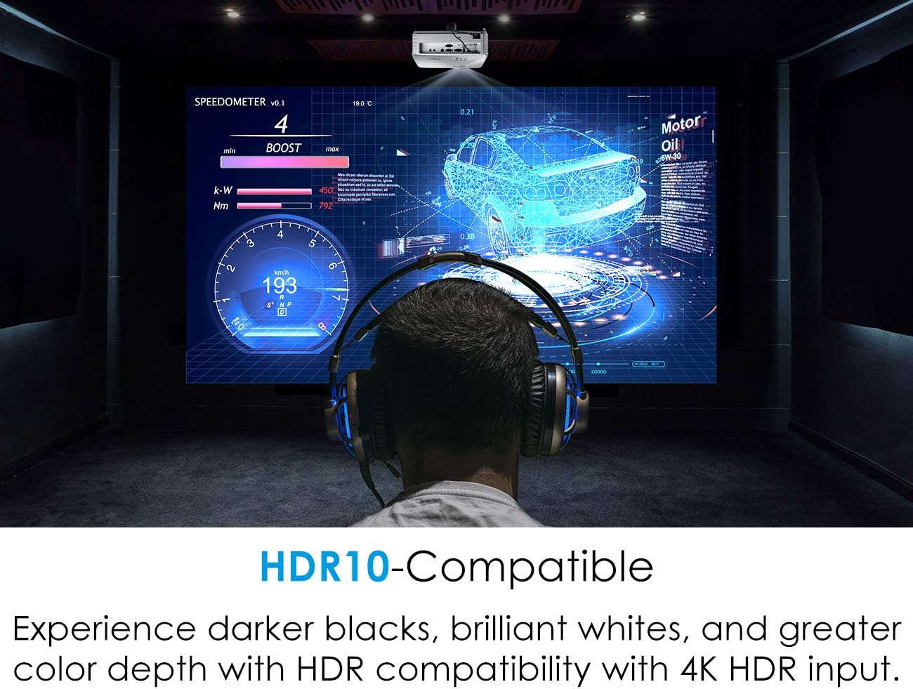 Máy chiếu gần Full HD Optoma GT1080HDR - Hàng chính hãng - ZAMACO AUDIO