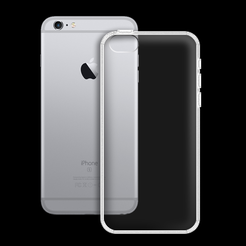 Ốp lưng cho Apple Iphone 6 plus - 01012 - Ốp dẻo trong - Hàng Chính Hãng