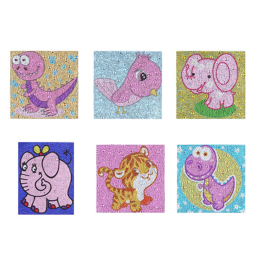 Full Drill Diamond Painting Kits for Kids and Beginners DIY Paint by Numbers Handmade Mosaic Phone Sticker Arts and Crafts