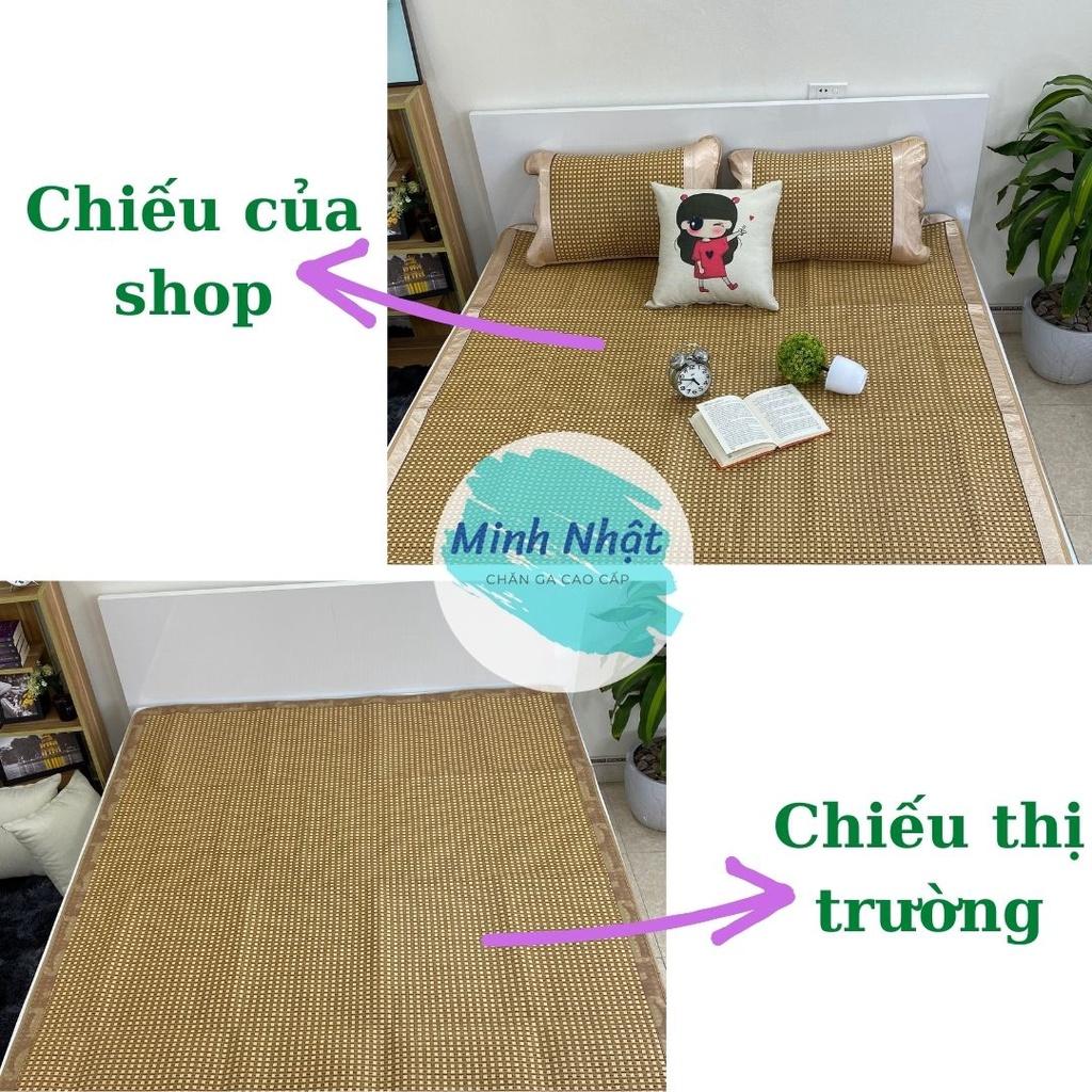 Chiếu điều hòa (không kèm vỏ gối) sợi mây 2 lớp chất lượng cao Minh Nhật – Sang trọng, mềm mại, thoáng mát