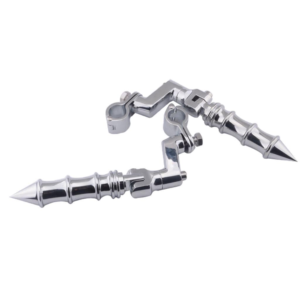 Aluminum Footrests Passenger Rests Foot Pegs Pedal Cylindrical Point Pedal for