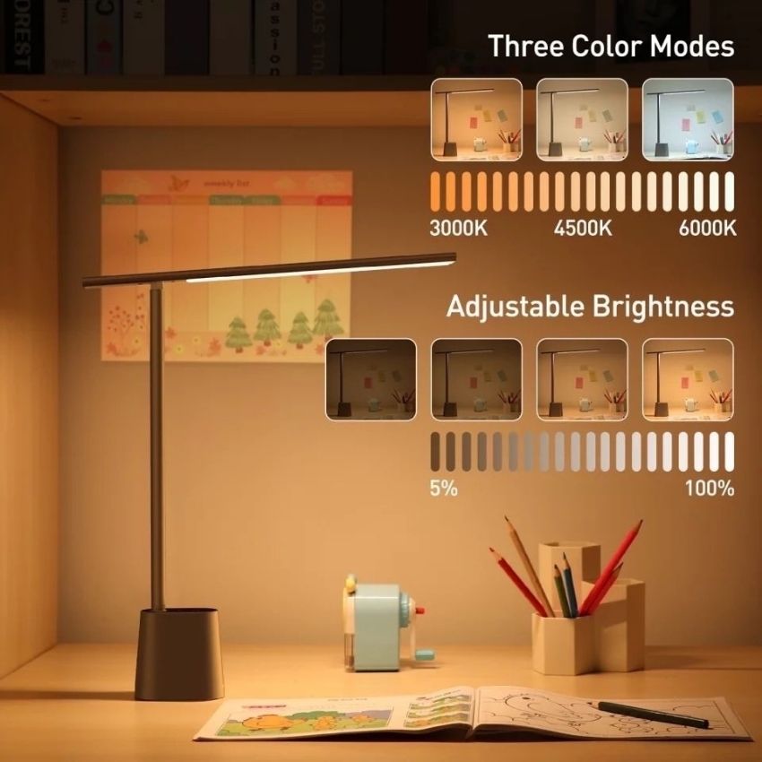 Đèn để bàn thông minh Baseus Smart Eye Series Charging Folding Reading Desk Lamp- DGZG- Hàng chính hãng