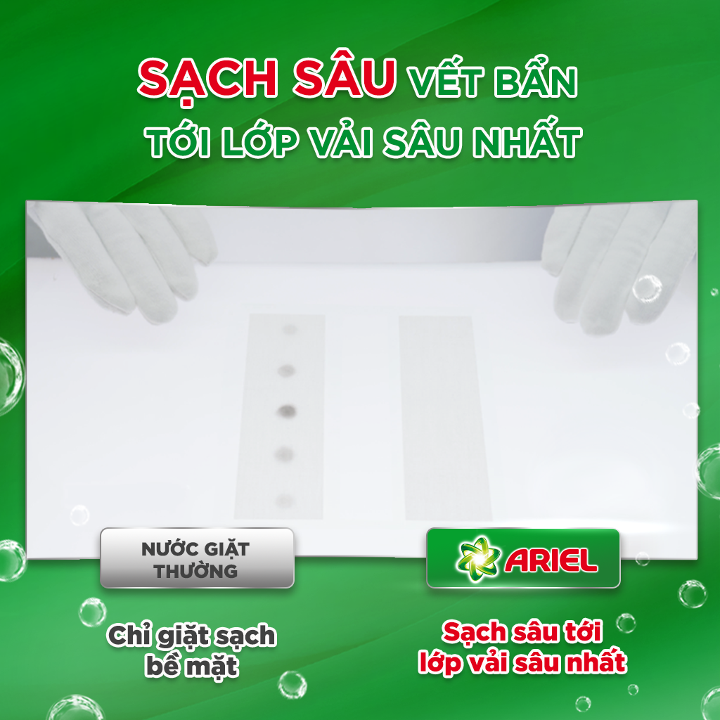 Nước Giặt ARIEL Matic Chuyên Gia Cửa Trên Túi 3.25KG/3.2KG