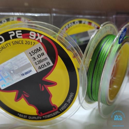 DÂY CÂU CÁ Pe Buffalo 150M / dây nhợchuyên dùng làm trục câu lure lóc chẽm tráp hanh mú nhồng CHA GIÀ VLOG
