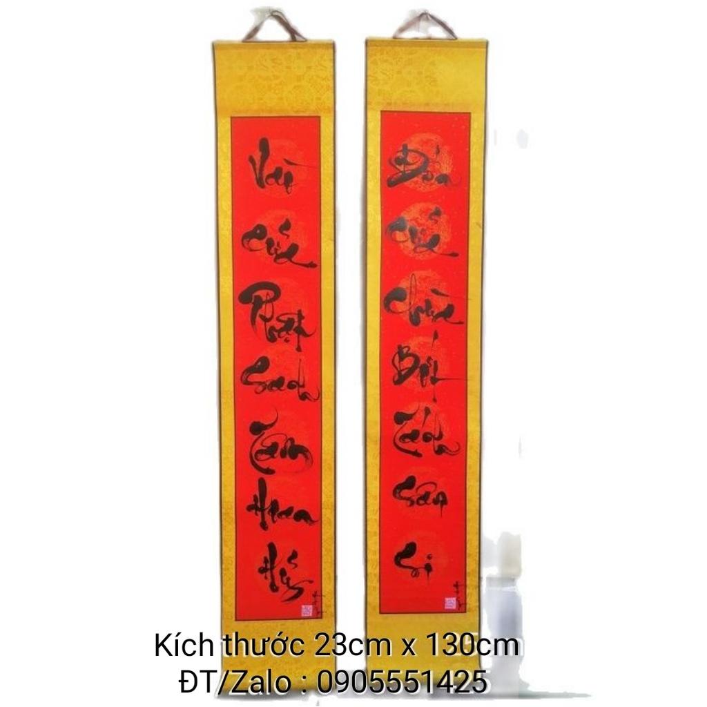 Câu đối thư pháp Phật giáo