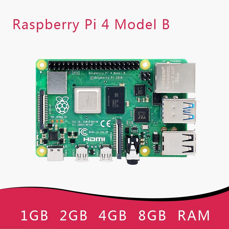 Chính Thức Ban Đầu Raspberry Pi 4 Model B 4b Dev Ban Hoặc Bộ RAM 1GB 2GB 4GB 8GB Core 1.5Ghz 3 Tốc Độ Hơn Pi 3B