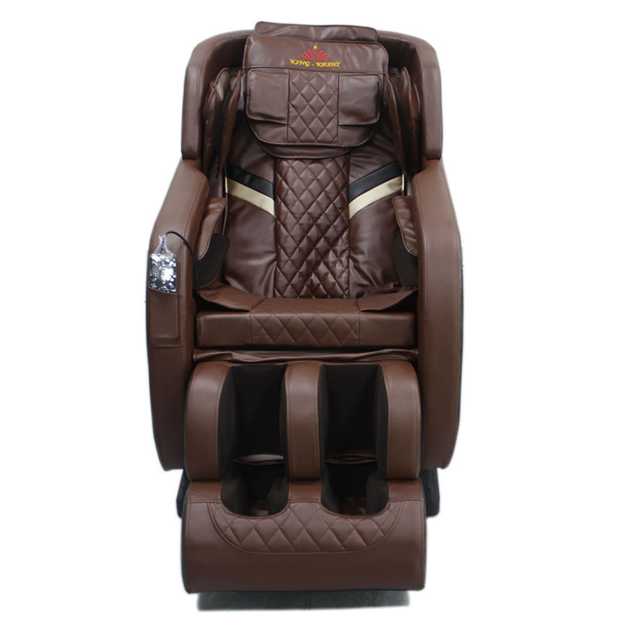 Ghế massage toàn thân KINGKESHI 2D bản nâng cấp KS-508- Mầu đen-cafe nâu