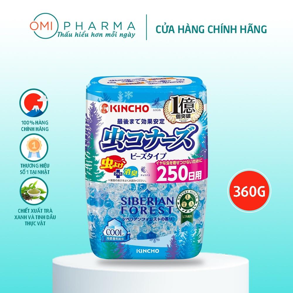 Hộp Làm Thơm Phòng Và Đuổi Muỗi Kincho Dạng Hạt 250 Ngày (Hương Hoa Rừng Siberian)