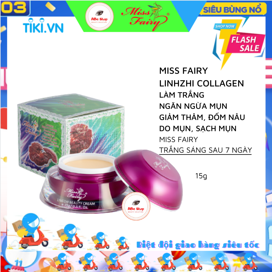 KEM MISSFAIRY LINH CHI 15g  - NGĂN NGỪA MỤN - GIẢM THÂM