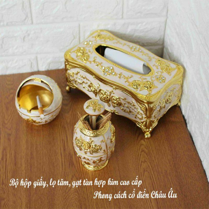 Hộp Đựng Giấy Ăn Hoàng Gia Cao Cấp