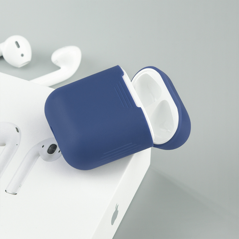 Bao Da Case Silicon Cho Tai Nghe Airpod