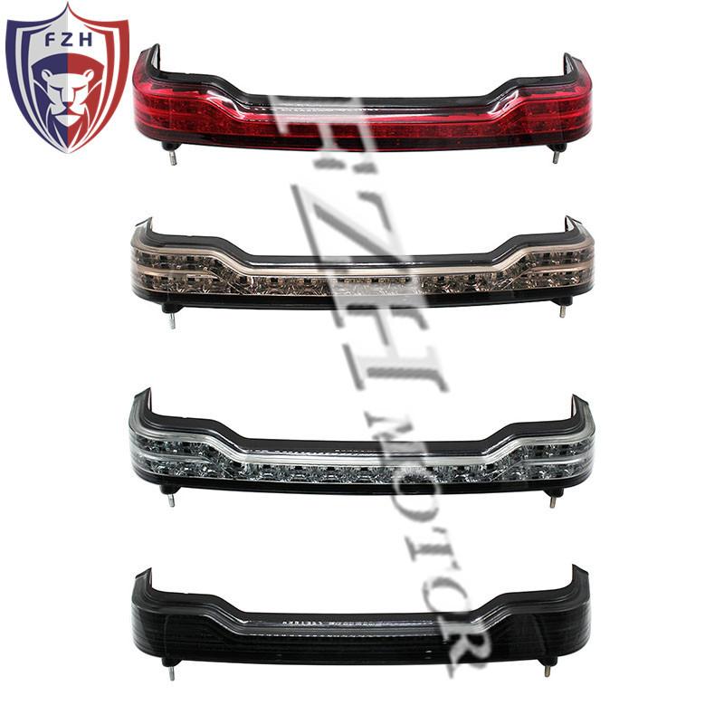 Phong cách mới nhất của Harley đường trượt lớn đường trượt đường phố vua sửa đổi hộp đuôi sau đèn phanh đèn hậu phía sau 14-18