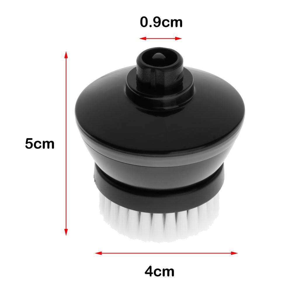 ABS Shaver Accessories Grooming Nose Hair Removal Face Cleaning Brush Black