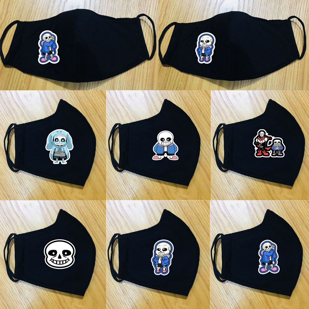 Set 2 KHẨU TRANG Sans Undertale