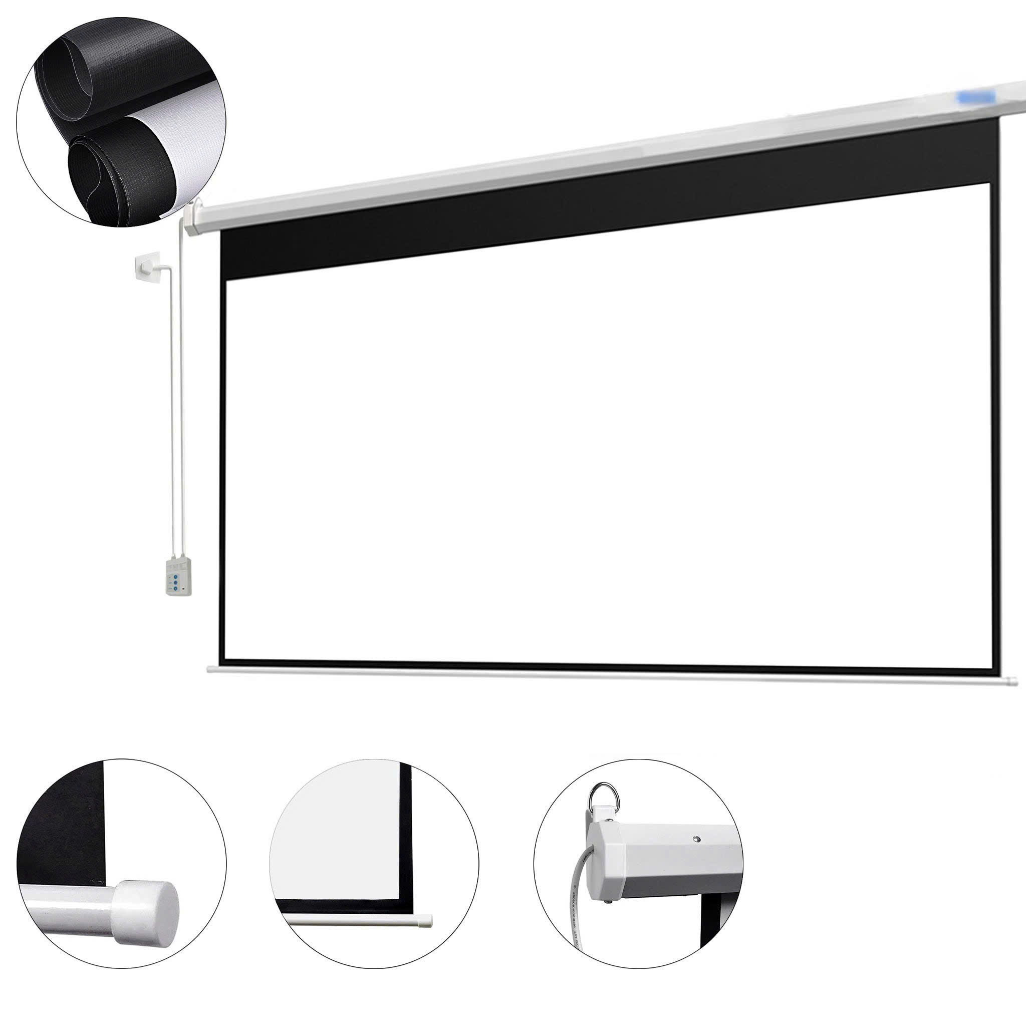 Màn chiếu điện Apollo/ Prima Tỷ lệ 16:9 chuyên phim và giải trí- Đủ kích thước từ 92 inch, 100 inch, 120 inch và 150 inch- Remote điều khiển từ xa - Hàng nhập khẩu