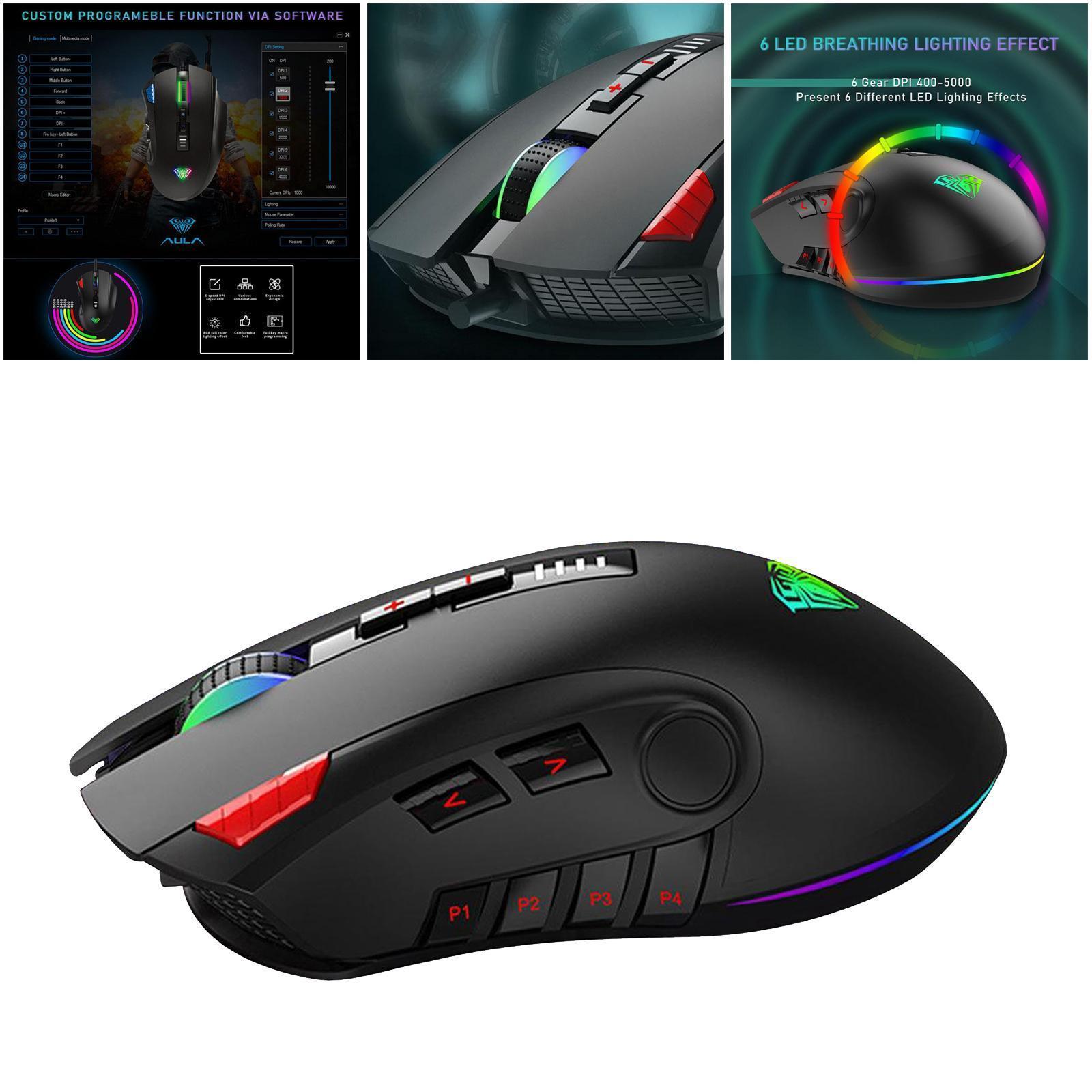 Gaming Ultralight Professional USB Mice for Gamer Desktop Desktop Home