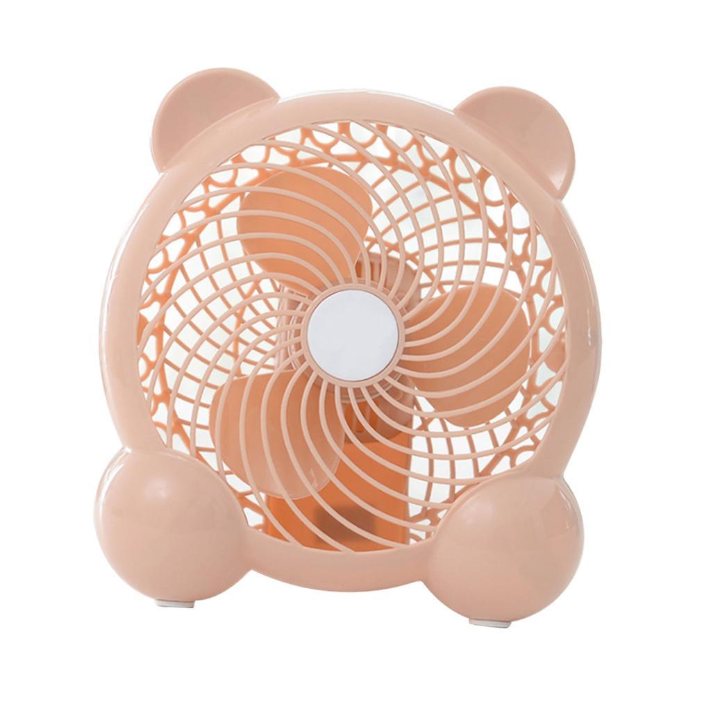 USB Fan Mini Portable Desktop Cooling Desk Quiet Fan Rechargeable