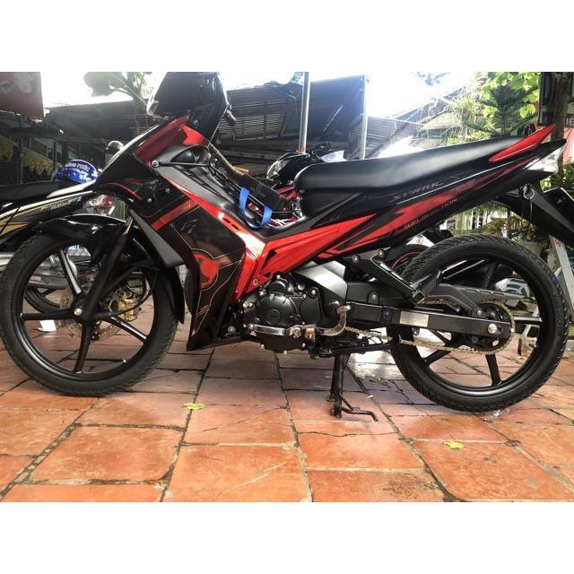 Tem exciter 2010 spark đỏ đen crom