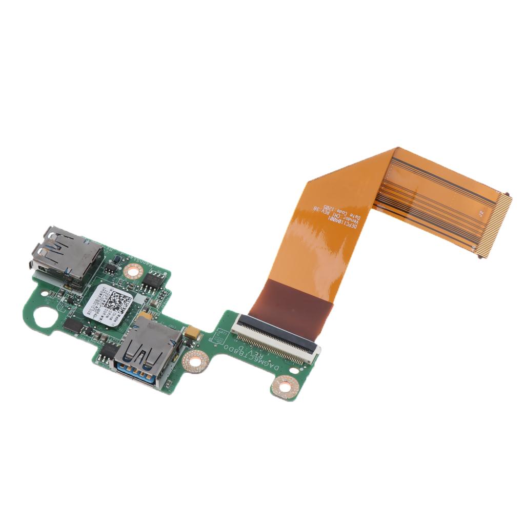 For  XPS 15 L502X USB 3.0 Port Board with Flex Cable 0GRWM0 DAGM6CTB8D0