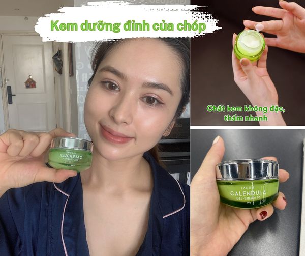 Bộ serum, kem dưỡng Lagumi cho da dầu, mụn với thành phần B5, Calendula, Super HA giảm mụn, cấp ẩm, sáng da