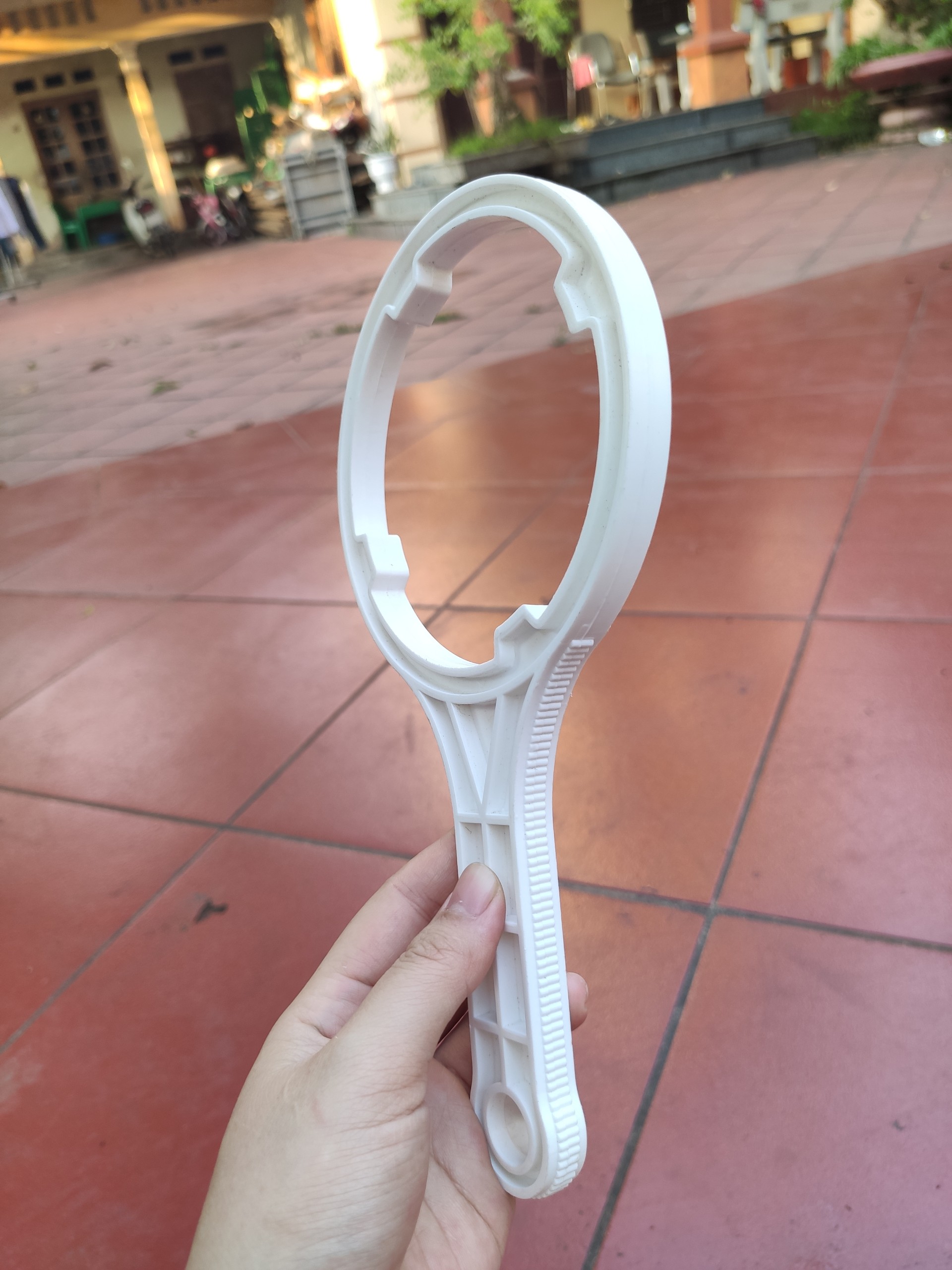Tay khóa mở cốc lọc nước, Tay vặn cốc lọc dùng cho tất cả máy lọc nước Sanaky kangaroo karofi