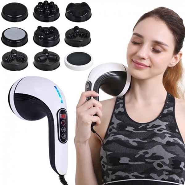 Máy massage bụng cầm tay 8 đầu Puli PL-607AC3 - Hỗ trợ điều trị đau nhức mỏi toàn thân