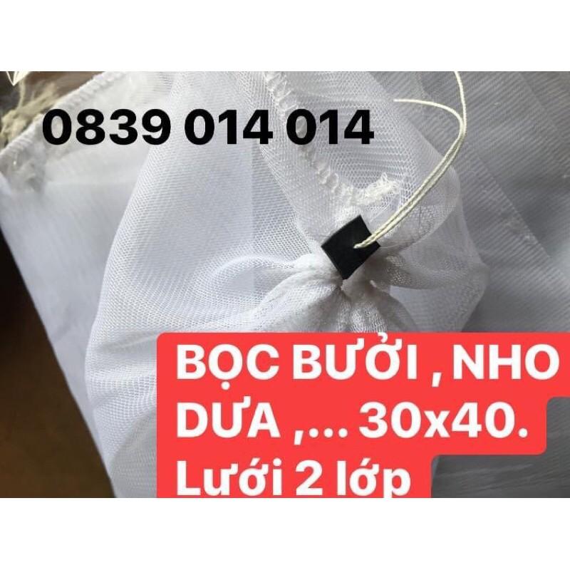 100 BỌC BƯỞI LƯỚI MÙNG 2 LỚP CỠ 30x40