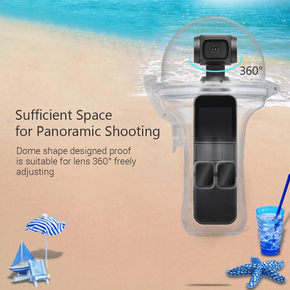 Hộp đựng không thấm nước Dưới nước 40-60m Tương thích với Máy ảnh bỏ túi DJI OSMO để chụp ảnh