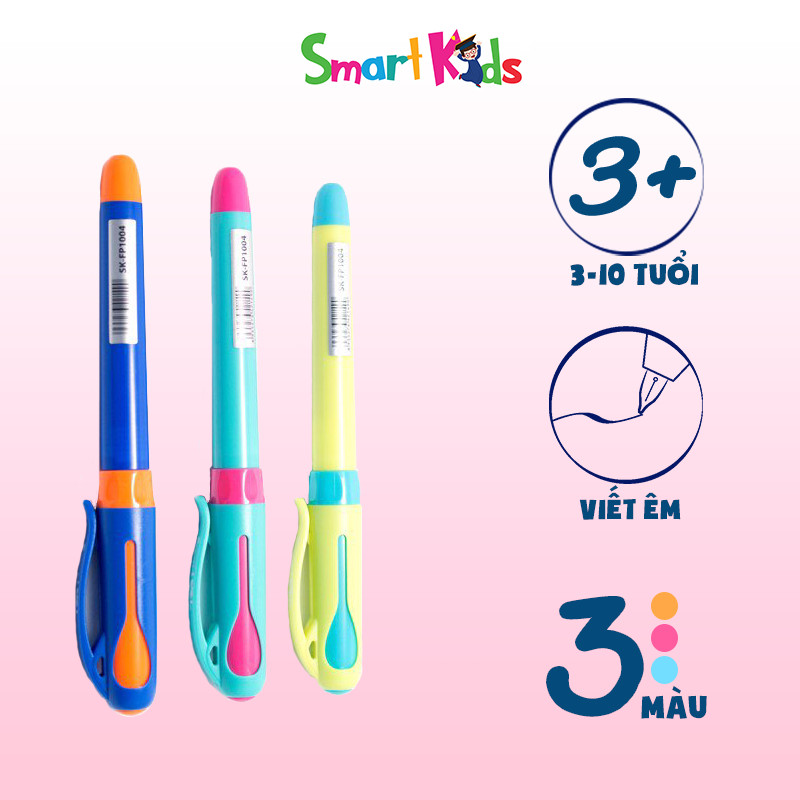 Combo 2 Bút máy Smart Kids SK-FP1004 mực tím