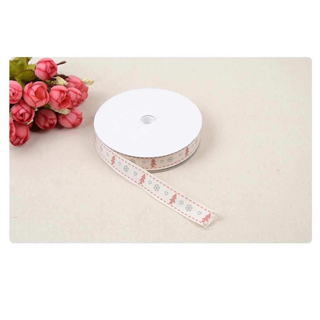 15 Mm Gói Quà Ruy Băng Cây Giáng Sinh Thiết Kế Thêu Sò Tôn Dáng
