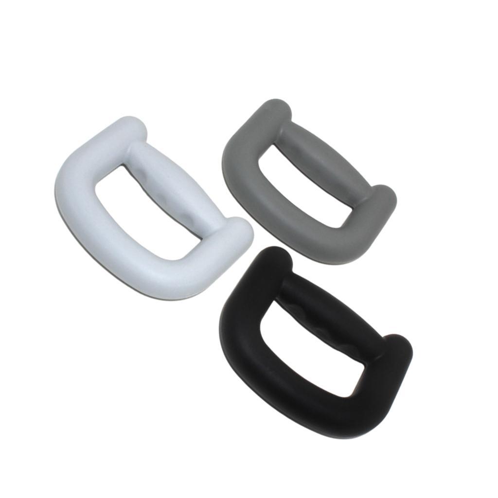 3Pcs Hand Grip Strengthener Silicone Ring Resistance D Shped Hand Gripper,Grip Strength Trainer, Finger Strengthener,Wrist Forearm Hand Exerciser