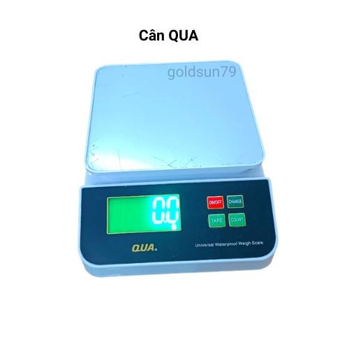 cân điện tử nhà bếp QUA ( 3kg,5kg/1g ) dùng sạc usb màn hình led xanh