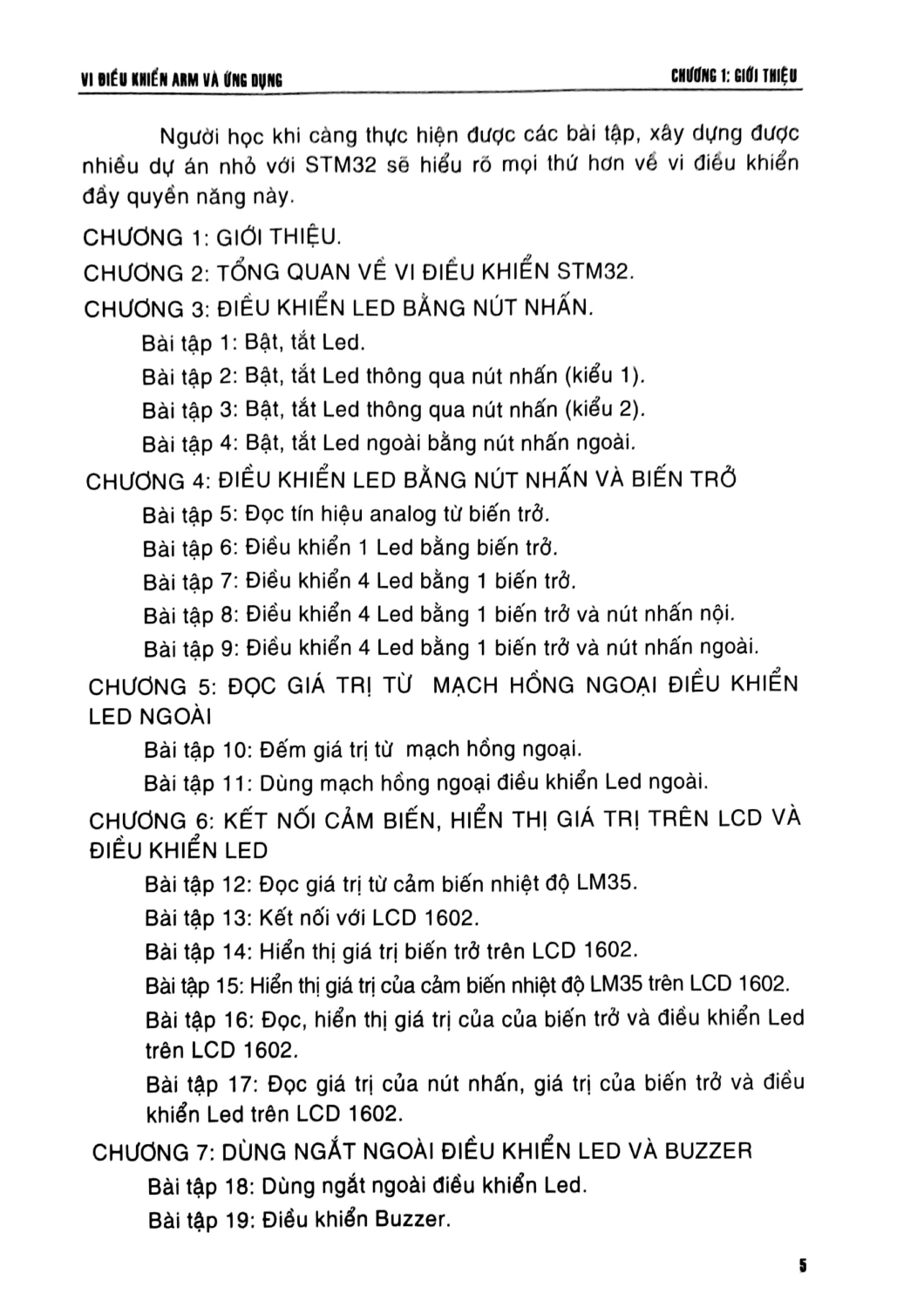 Vi Điều Khiển ARM Và Ứng Dụng - Lập Trình Điều Khiển Với STM32 - TS. Bùi Thị Duyên chủ biên, TS. Bùi Anh Tuấn, TS. Trần Quốc Hoàn, TS. Nguyễn Tiến Dũng, TS. Lê Doãn Trinh