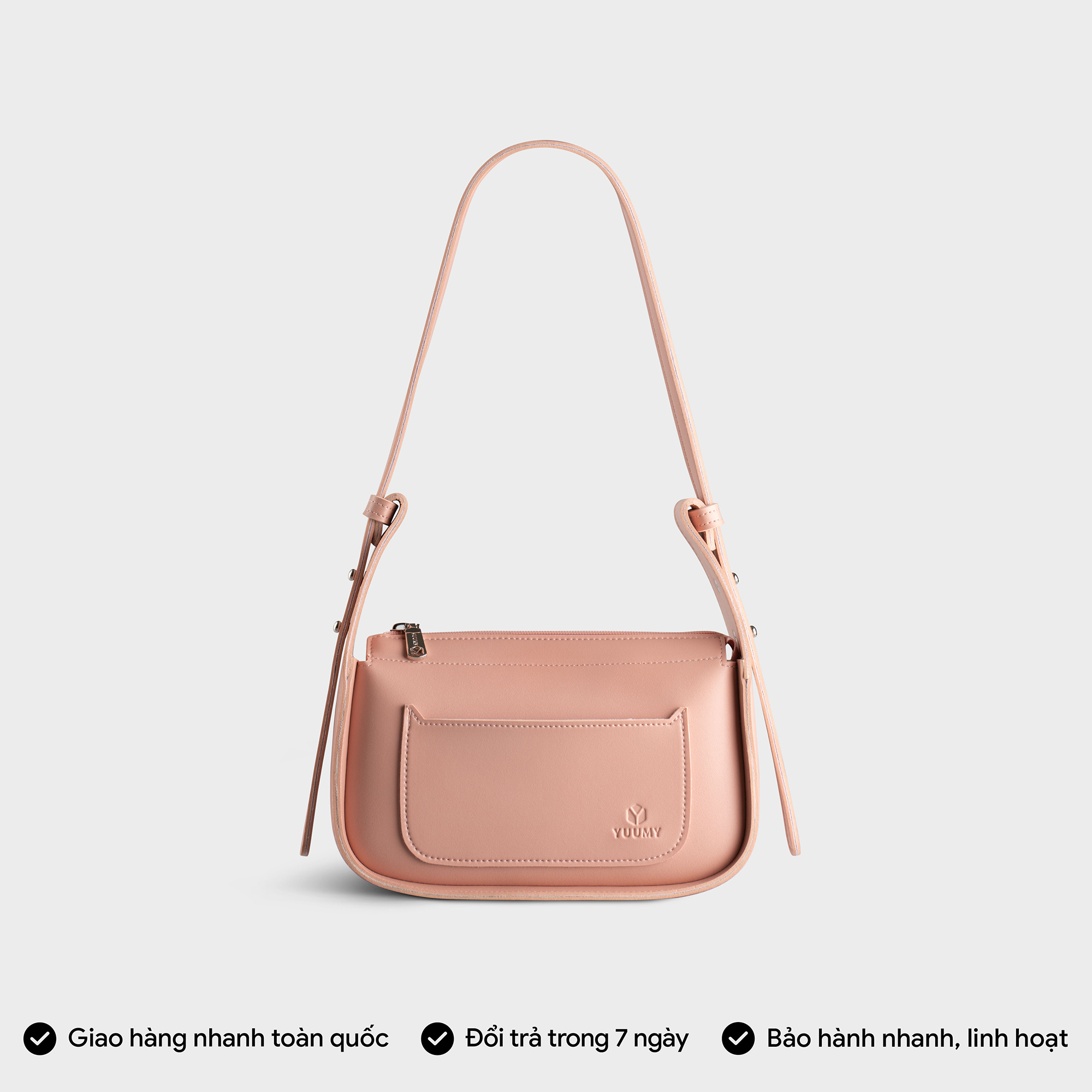 Túi Yuumy ( Thời trang nữ xinh xắn size 22 - Túi đeo vai da Seasand YN224 )