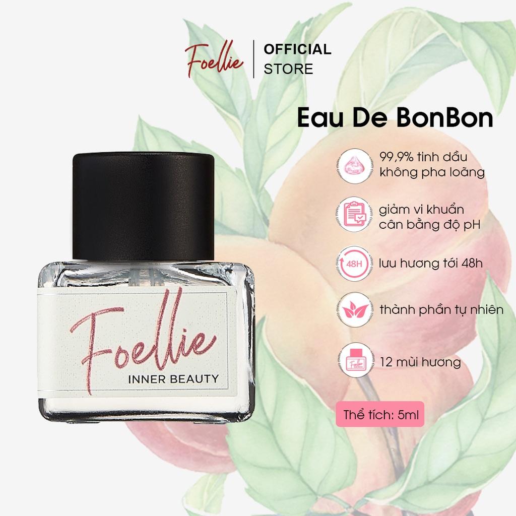 Nước Hoa Vùng Kín Foellie Eau De Bonbon Inner Perfume 5ml Hương Hoa Đào Ngọt Ngào