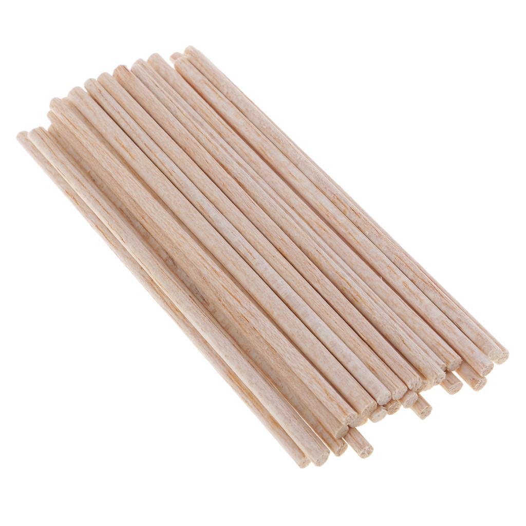 2-8pack Unfinished Balsa Wood Stick DIY Wood Modelling Stick DIY crafts 100mm
