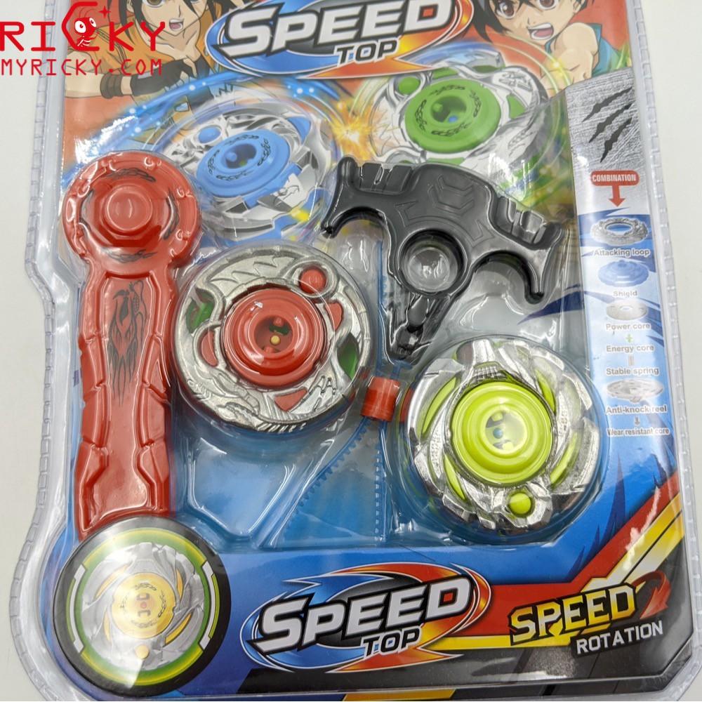 Bộ con quay Beylade Speed Vòng Xoáy Thần Tốc 2 con quay 2 tay phóng