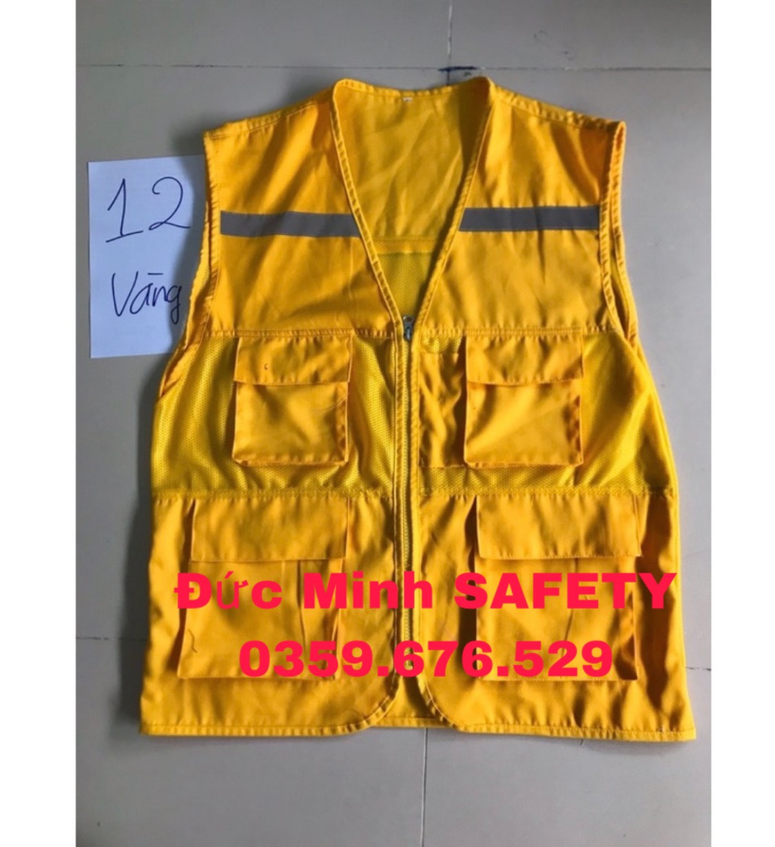 Áo gile kỹ sư có phản quang