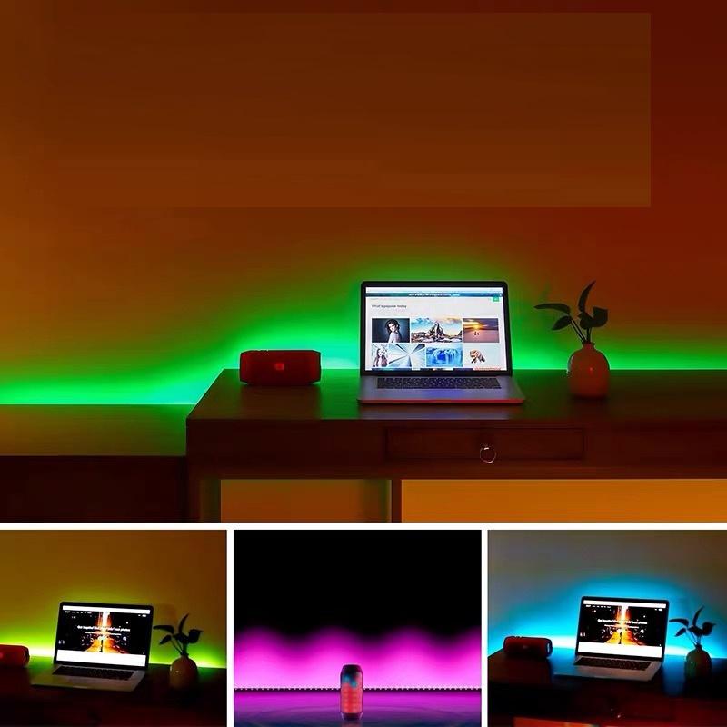 Cuộn Dây 5m Đèn LED Tiktok RGB 5050 Strip Light Amalife Ama2, Trang Trí Phòng, Bàn Máy Tính, Kết Nối Điện Thoại