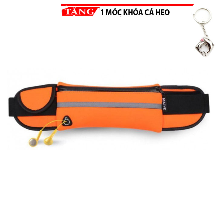 Túi đeo hông cao cấp thể thao chạy bộ CiTi AS18 Tặng móc khóa cá heo