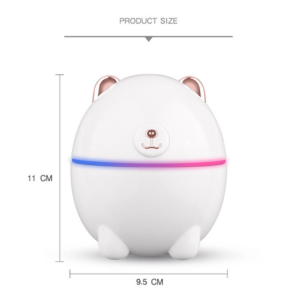 Usb Gấu Máy Phun Sương Tạo Độ Ẩm Di Động Nhỏ Máy Tạo Độ Ẩm Không Khí Phun Sương Tạo Ẩm Không Khí Cho Phòng Ngủ Hương Thơm Khuếch Tán Difusor Aromaterapia