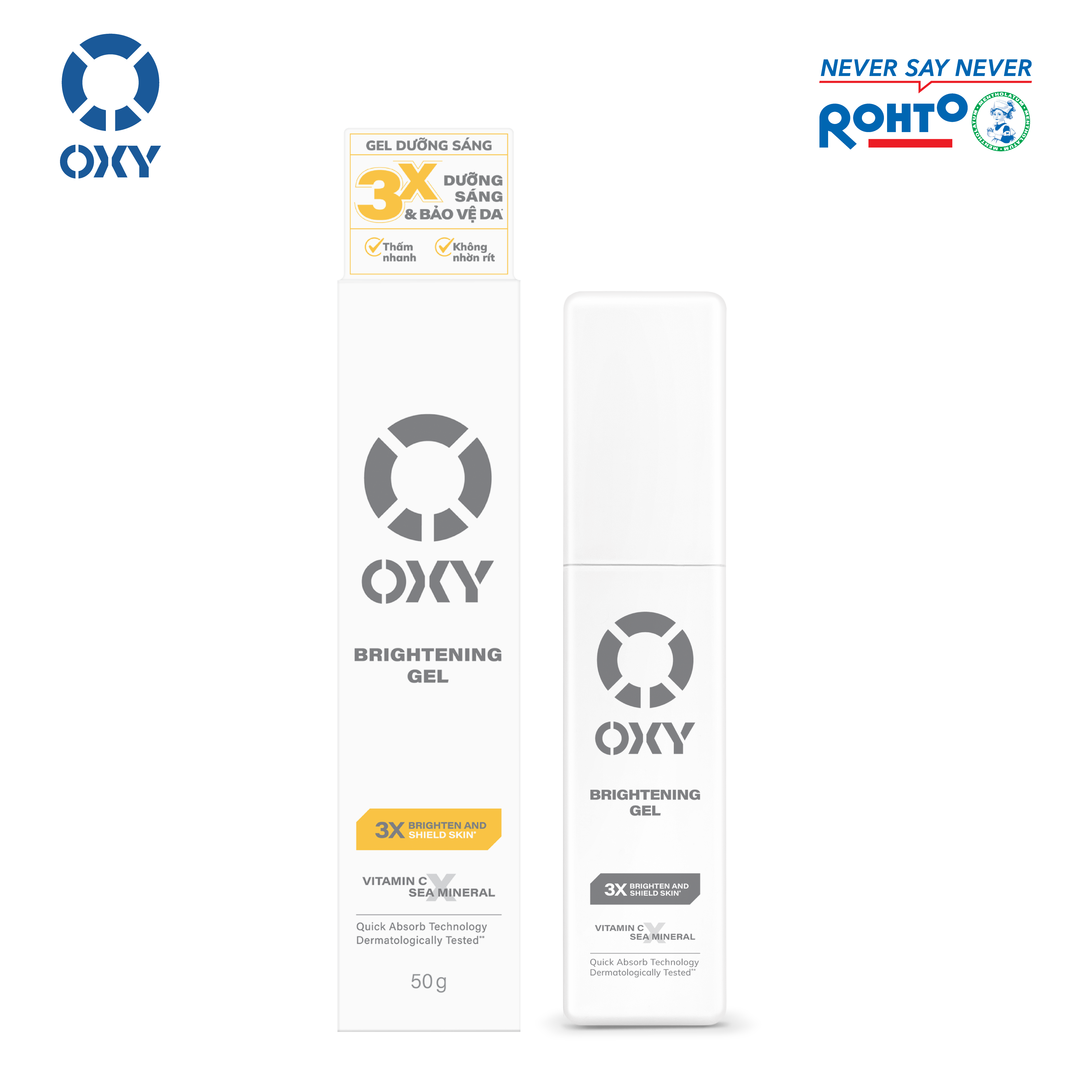 Kem dưỡng sáng da cho nam dạng gel Oxy Brightening Gel 50g
