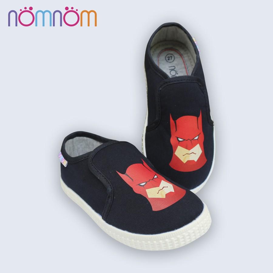 Giày slipon bé trai nomnom EPB1932 xanh chàm