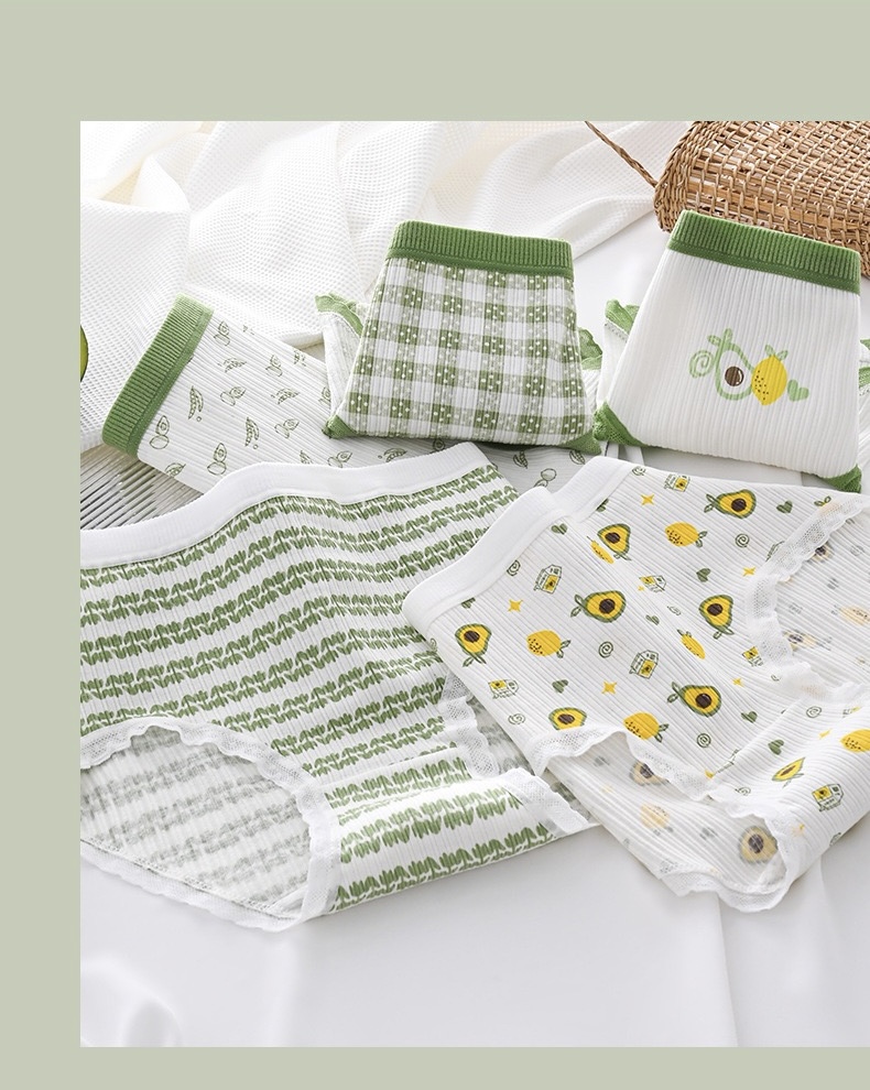 SET 5 QUẦN LÓT BƠ DỄ THƯƠNG TỪ 40-60KG DÀNH CHO NỮ