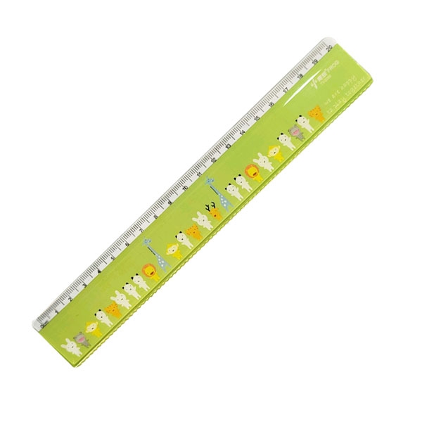 Thước Nhựa XiaoQingWa 20 Cm TY-2089 - Màu Xanh Lá